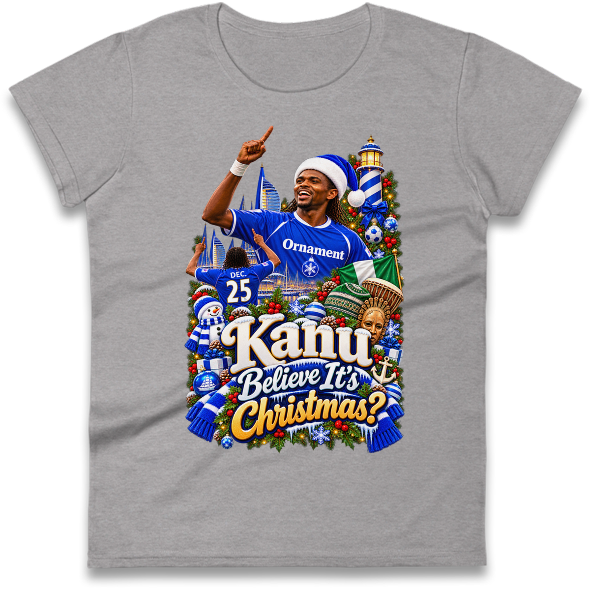 Portsmouth Christmas Ladies T-Shirt