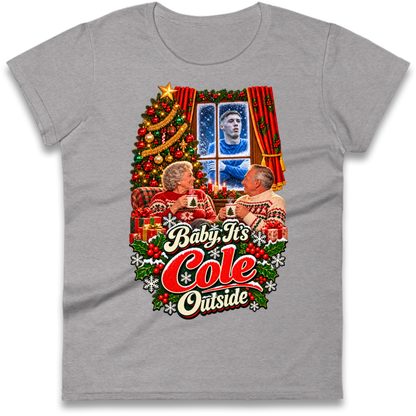Chelsea Football Christmas Ladies T-Shirt