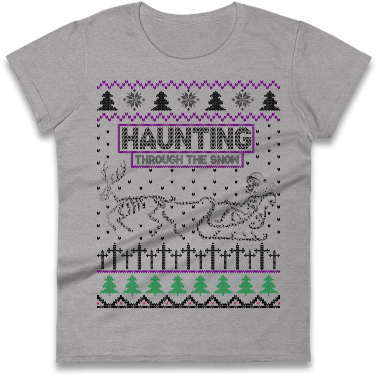 Gothic Holiday Clothing Ladies T-Shirt