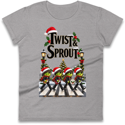 The Beatles Christmas Ladies T-Shirt