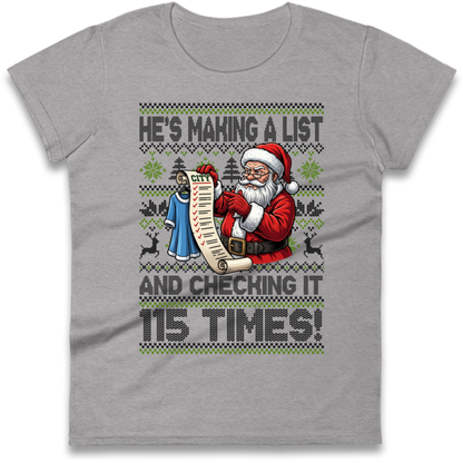 Making A List Ladies T-Shirt