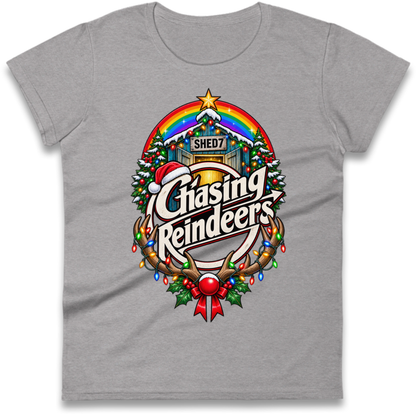 Shed Seven Christmas Ladies T-Shirt