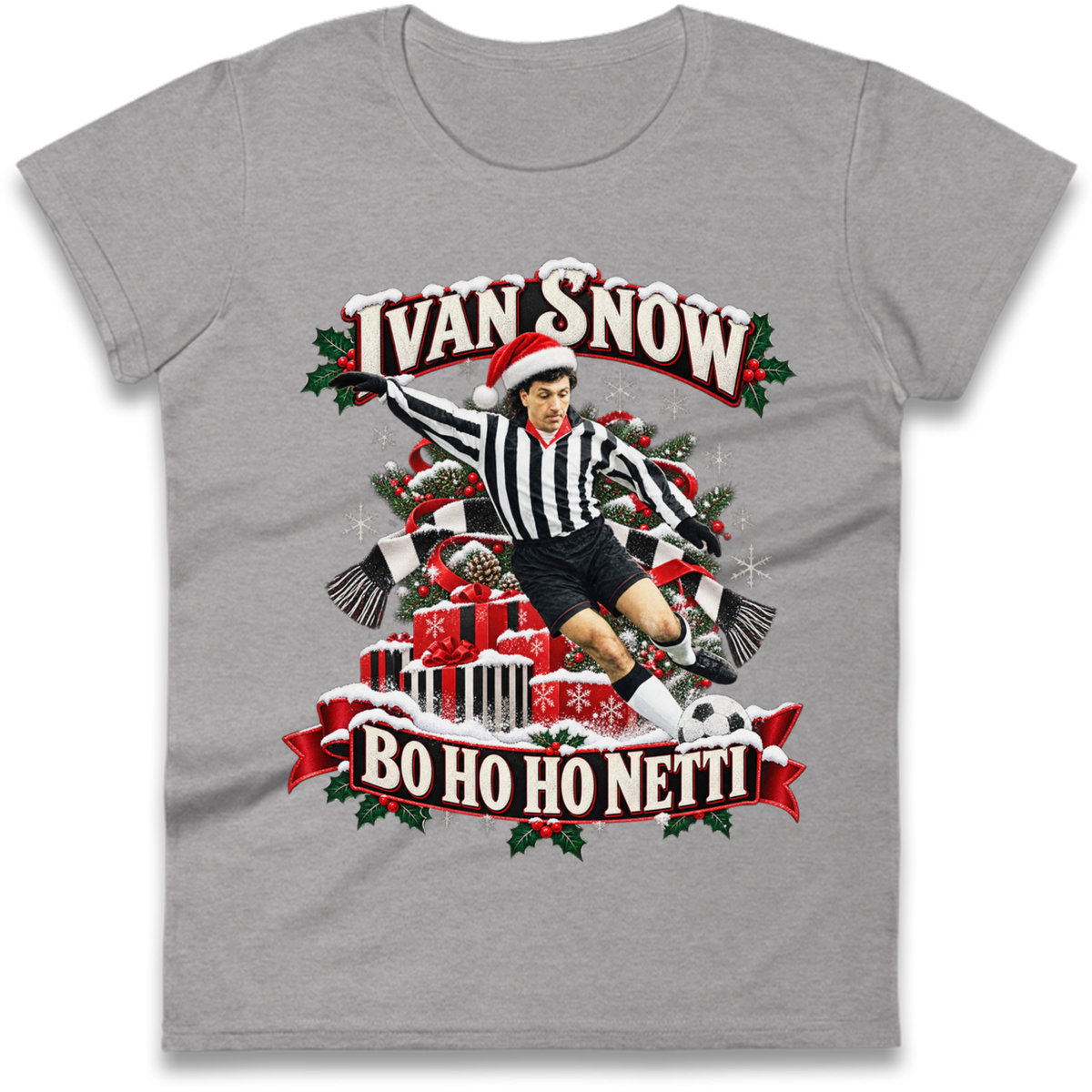 Grimsby Football Christmas Ladies T-Shirt
