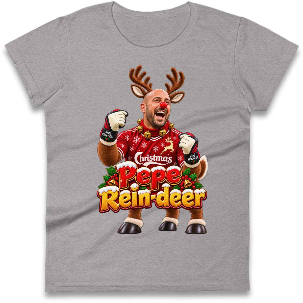 Liverpool LFC Christmas Ladies T-Shirt