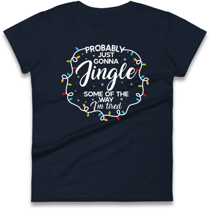 Lazy Festive Outfit Ladies T-Shirt