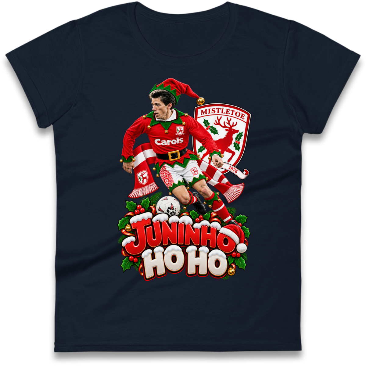 Middlesbrough Christmas Ladies T-Shirt