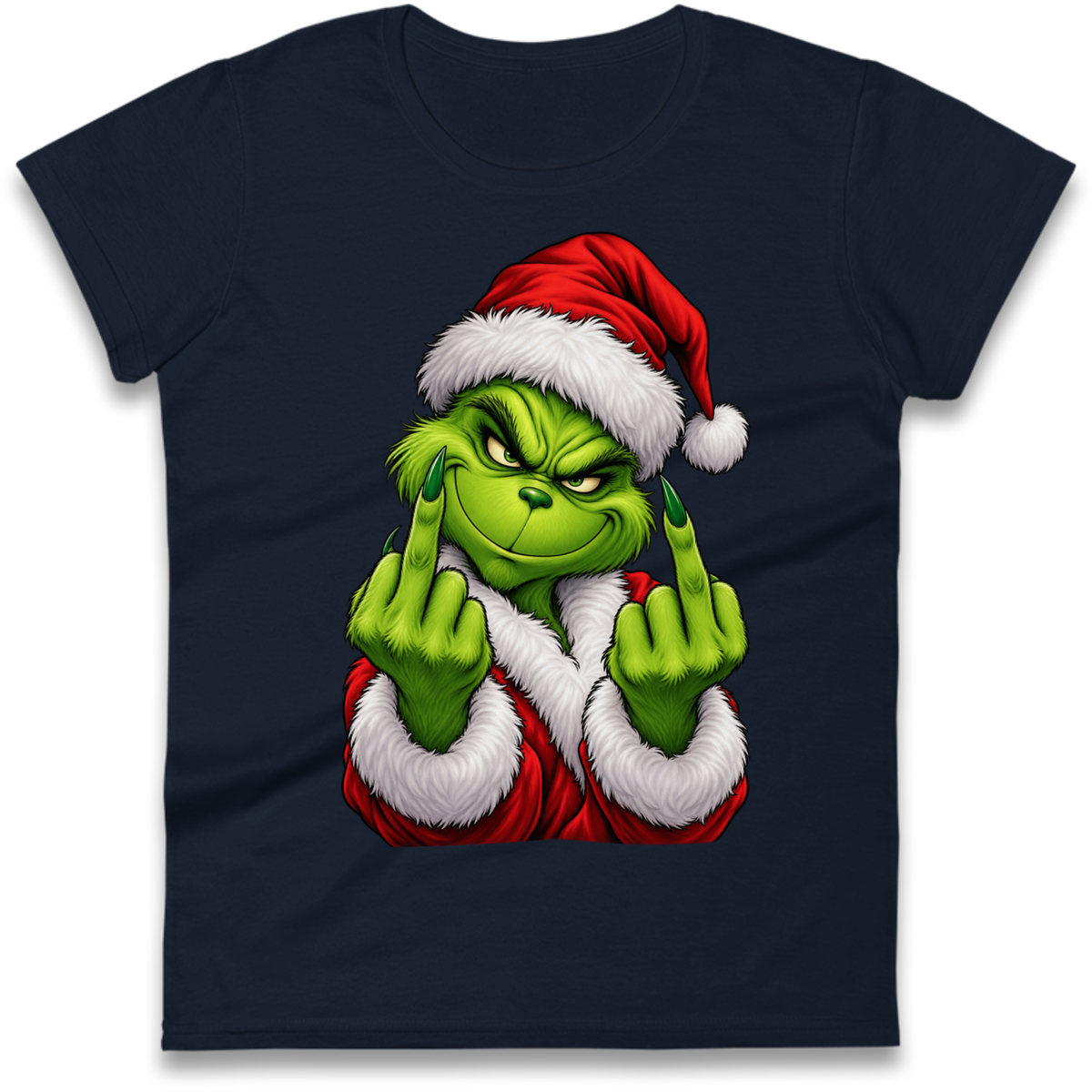 The Grinch Christmas Ladies T-Shirt