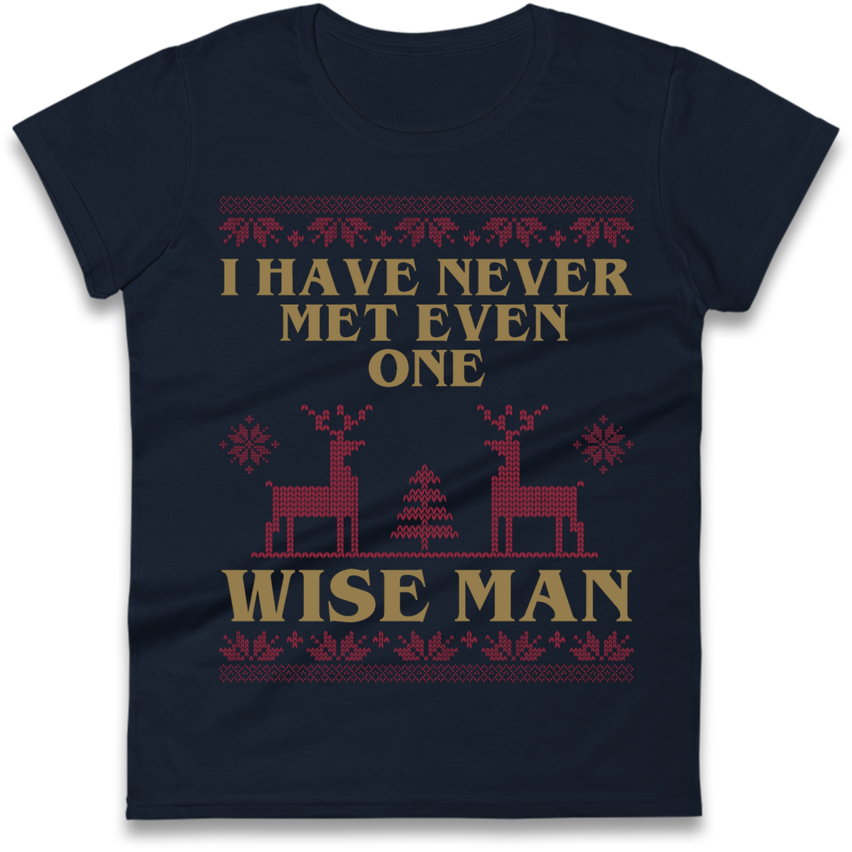 Retro Festive Graphic Ladies T-Shirt
