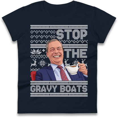 Satirical Festive Top Ladies T-Shirt