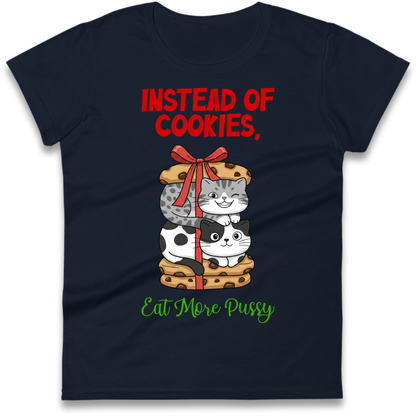 Cheeky Cat Slogan Ladies T-Shirt