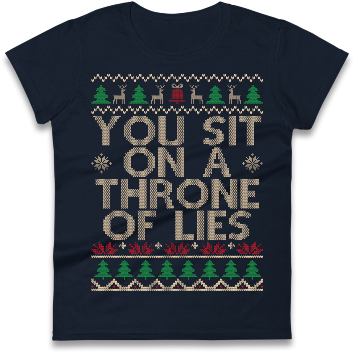 Throne Of Lies Christmas Ladies T-Shirt