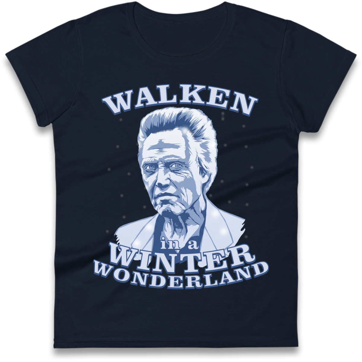Christopher Walken Christmas Ladies T-Shirt