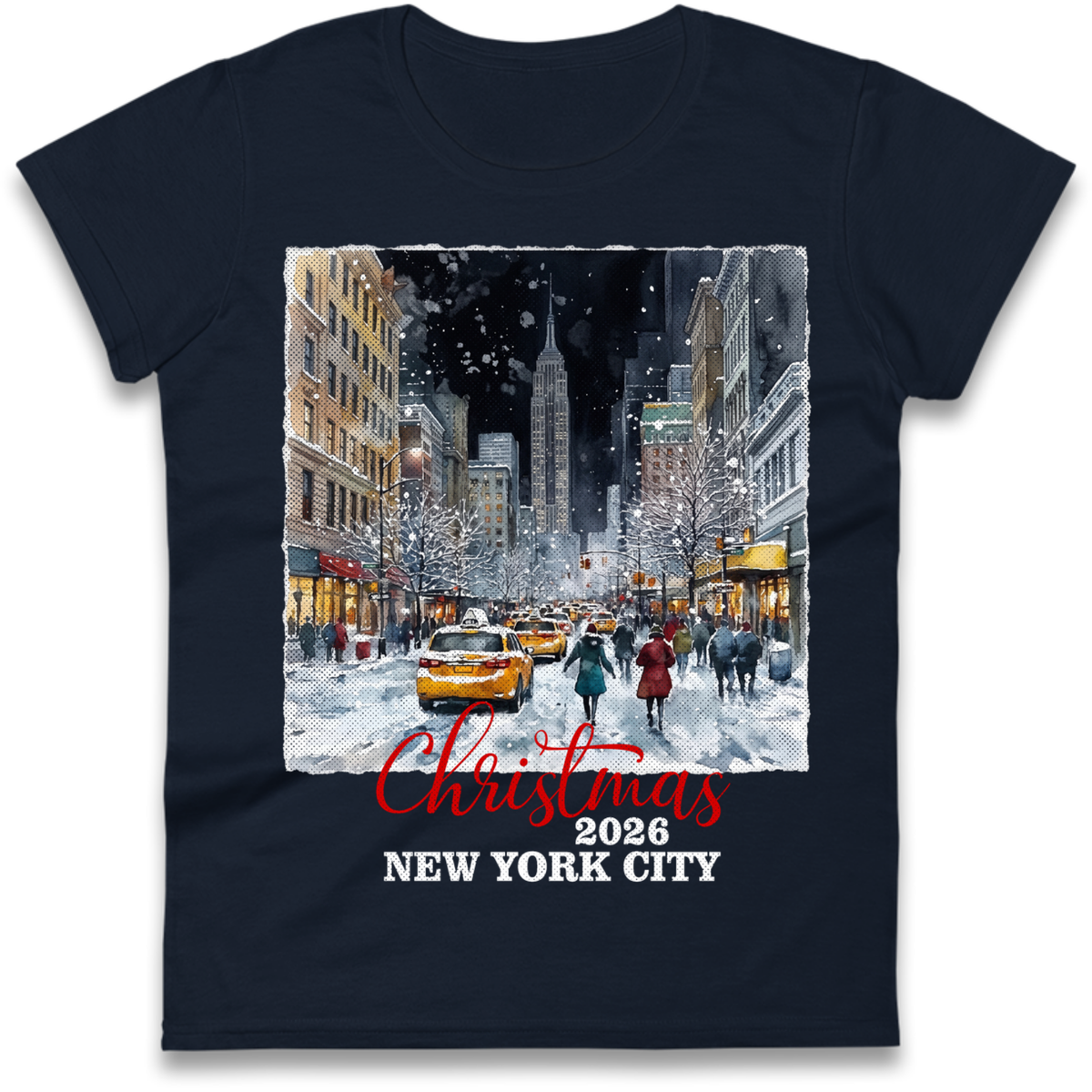 New York Winter Gift Ladies T-Shirt