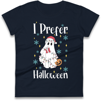 Halloween Christmas Crossover Ladies T-Shirt