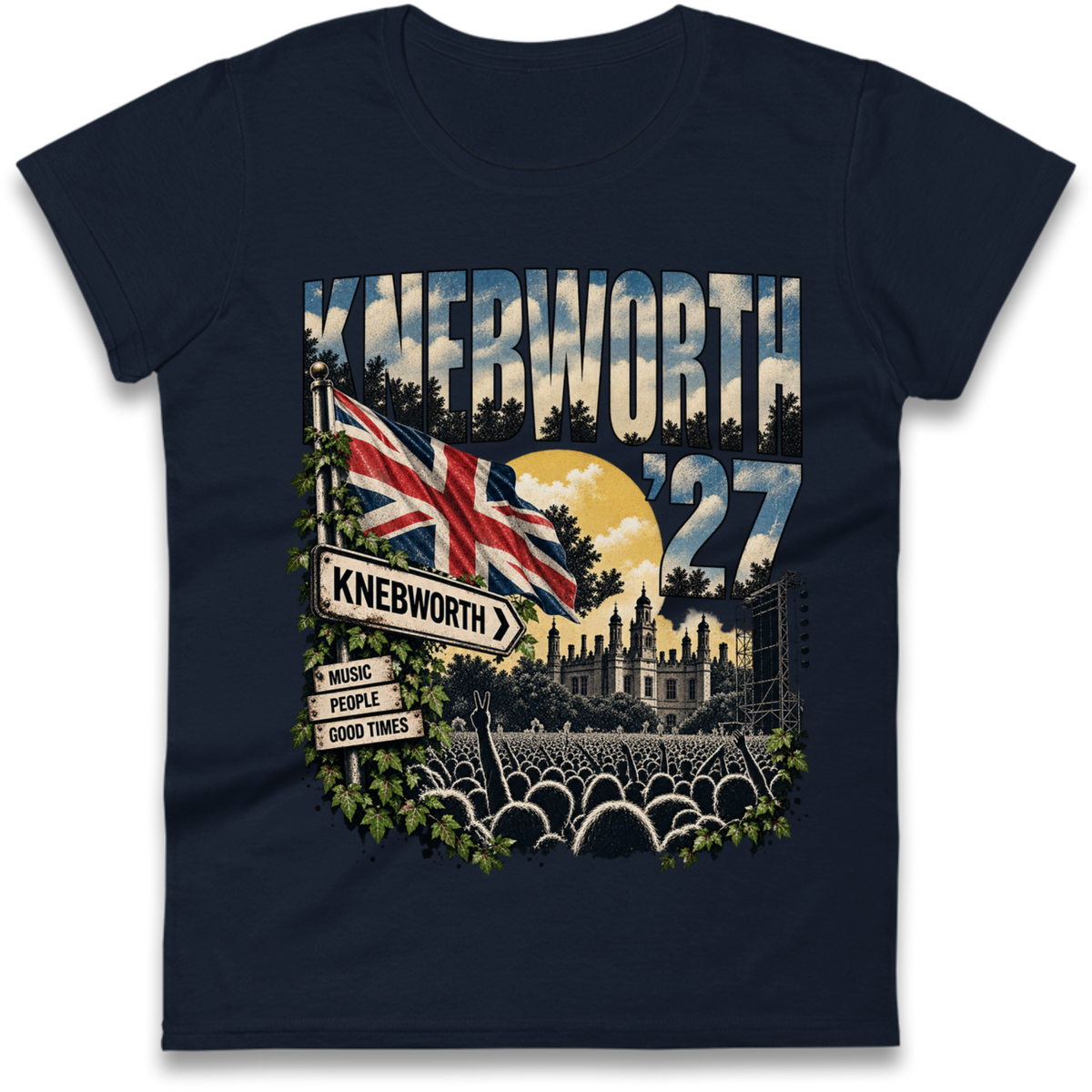 Oasis Knebworth Live '27 Ladies T-Shirt