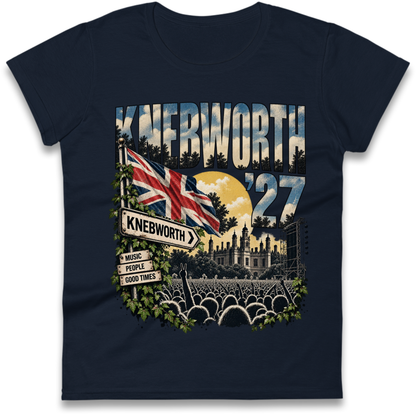 Oasis Knebworth Live '27 Ladies T-Shirt