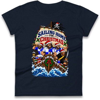 Bristol Rovers Christmas Ladies T-Shirt