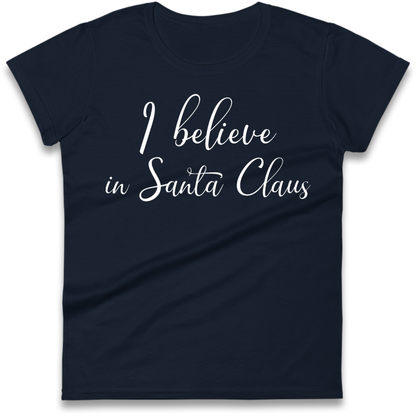 Santa Faith Gift Ladies T-Shirt