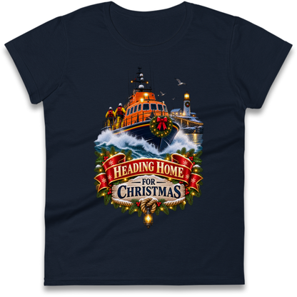 RNLI Christmas Ladies T-Shirt