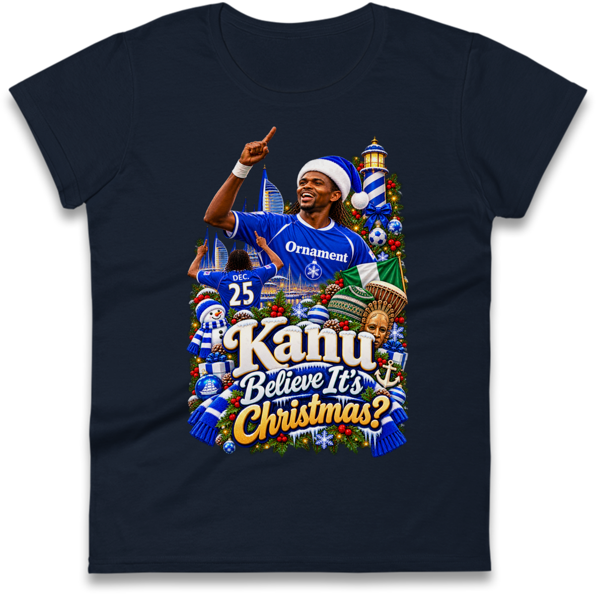Portsmouth Christmas Ladies T-Shirt