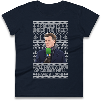 Steve Mcmanaman Christmas Ladies T-Shirt