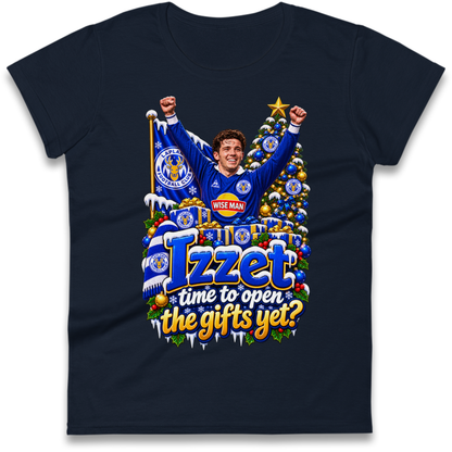 Leicester City Football Christmas Ladies T-Shirt