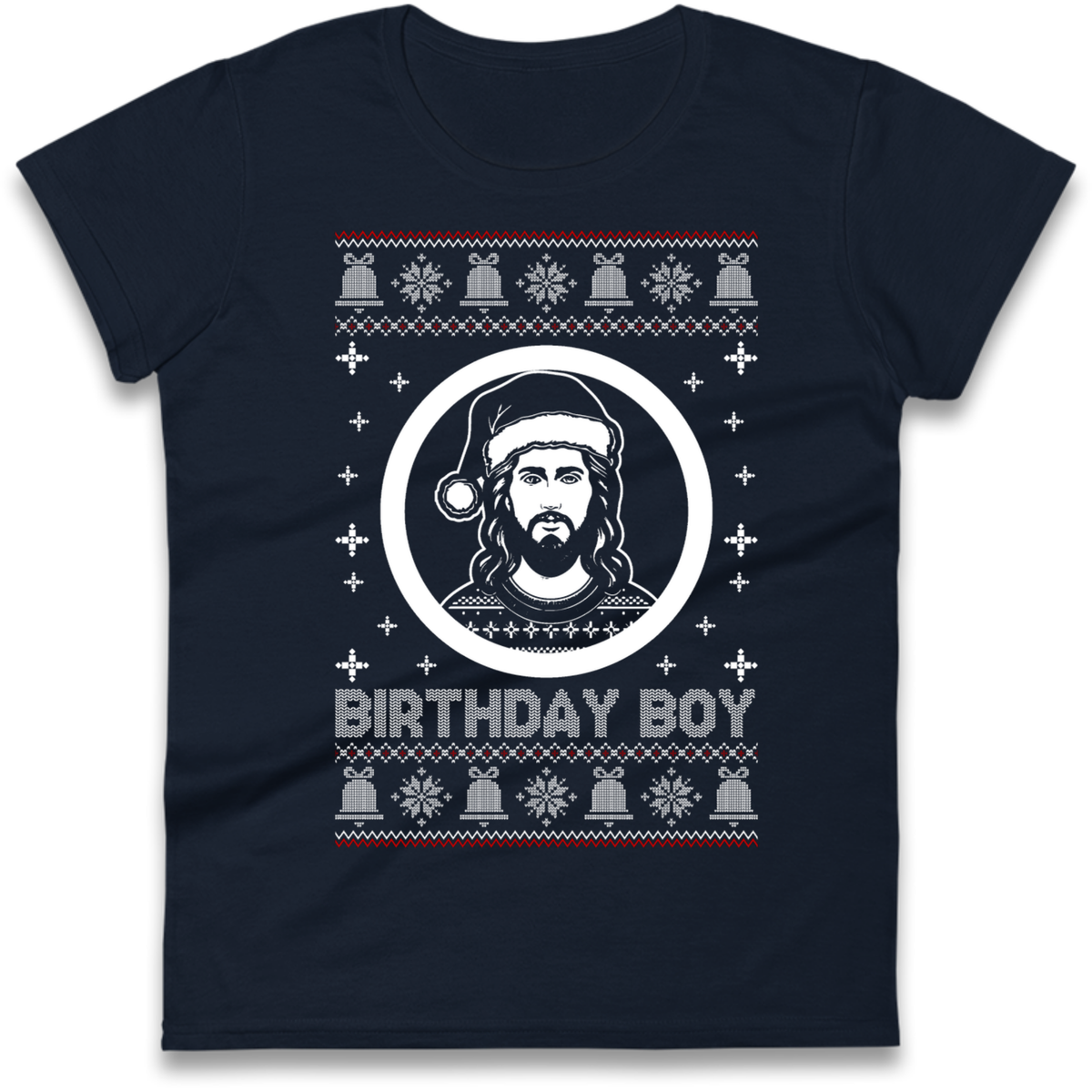 Jesus Birthday Christmas Ladies T-Shirt