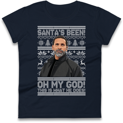 Steve Rio Ferdinand Christmas Ladies T-Shirt