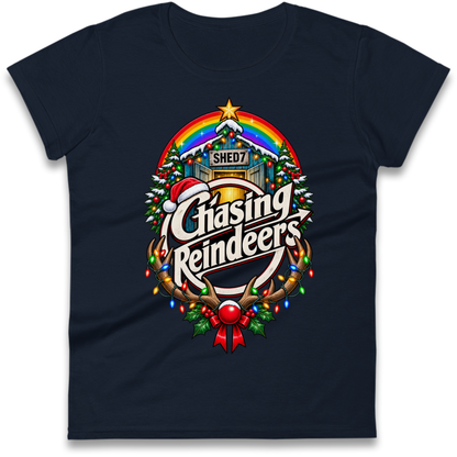 Shed Seven Christmas Ladies T-Shirt