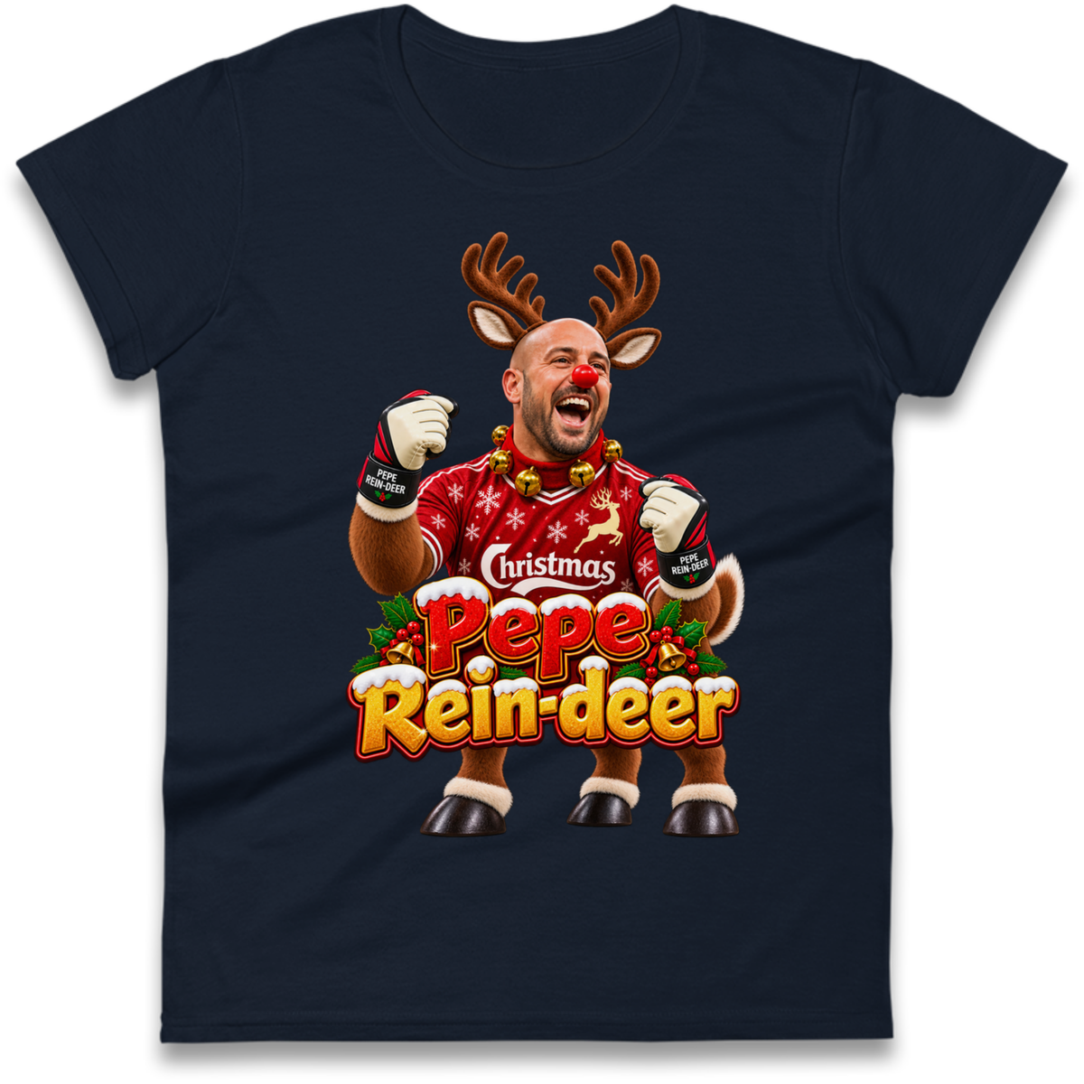 Liverpool LFC Christmas Ladies T-Shirt
