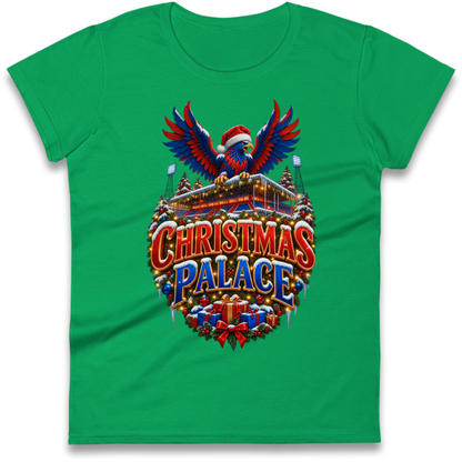 Crystal Palace Football Christmas Ladies T-Shirt