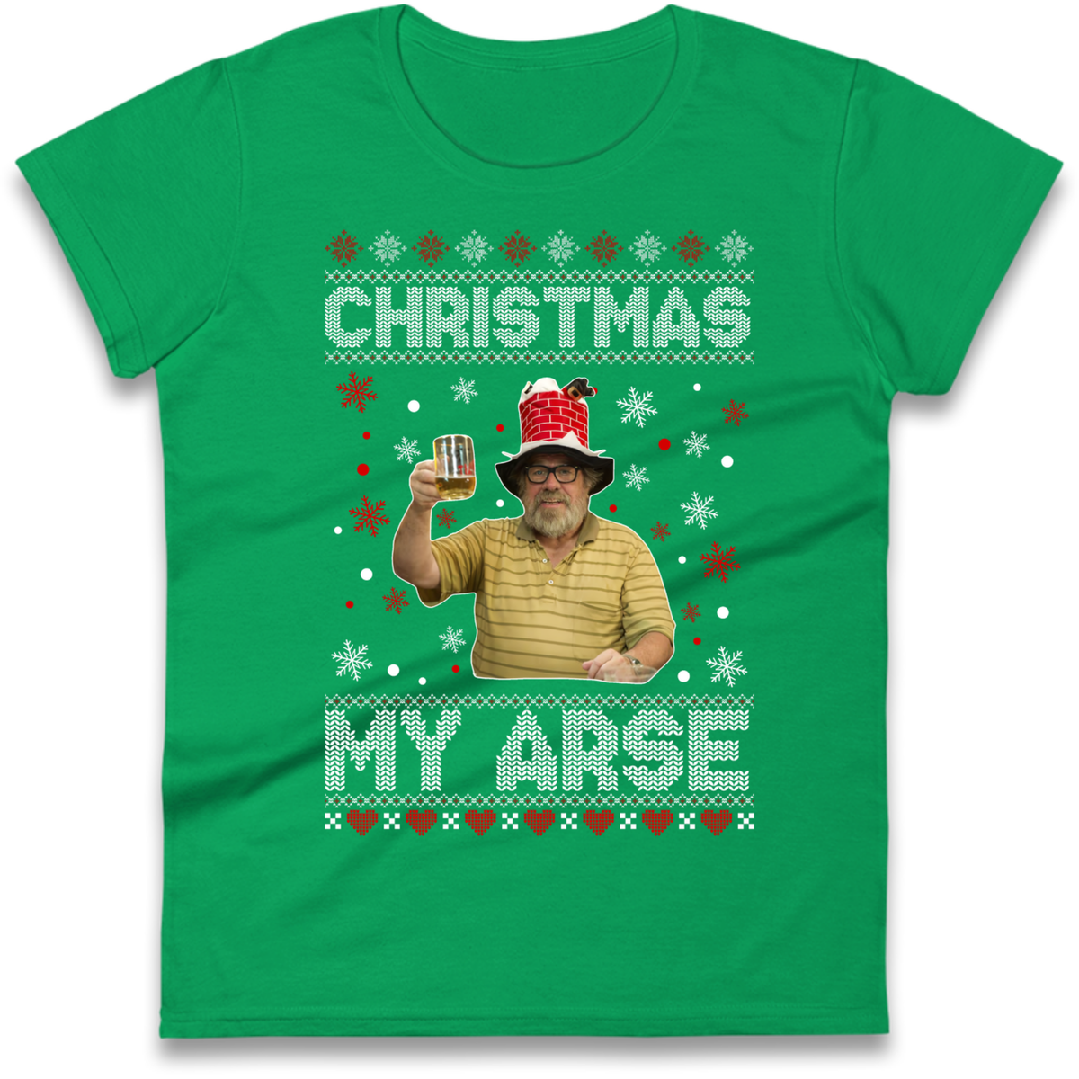 Christmas My Arse Ladies T-Shirt