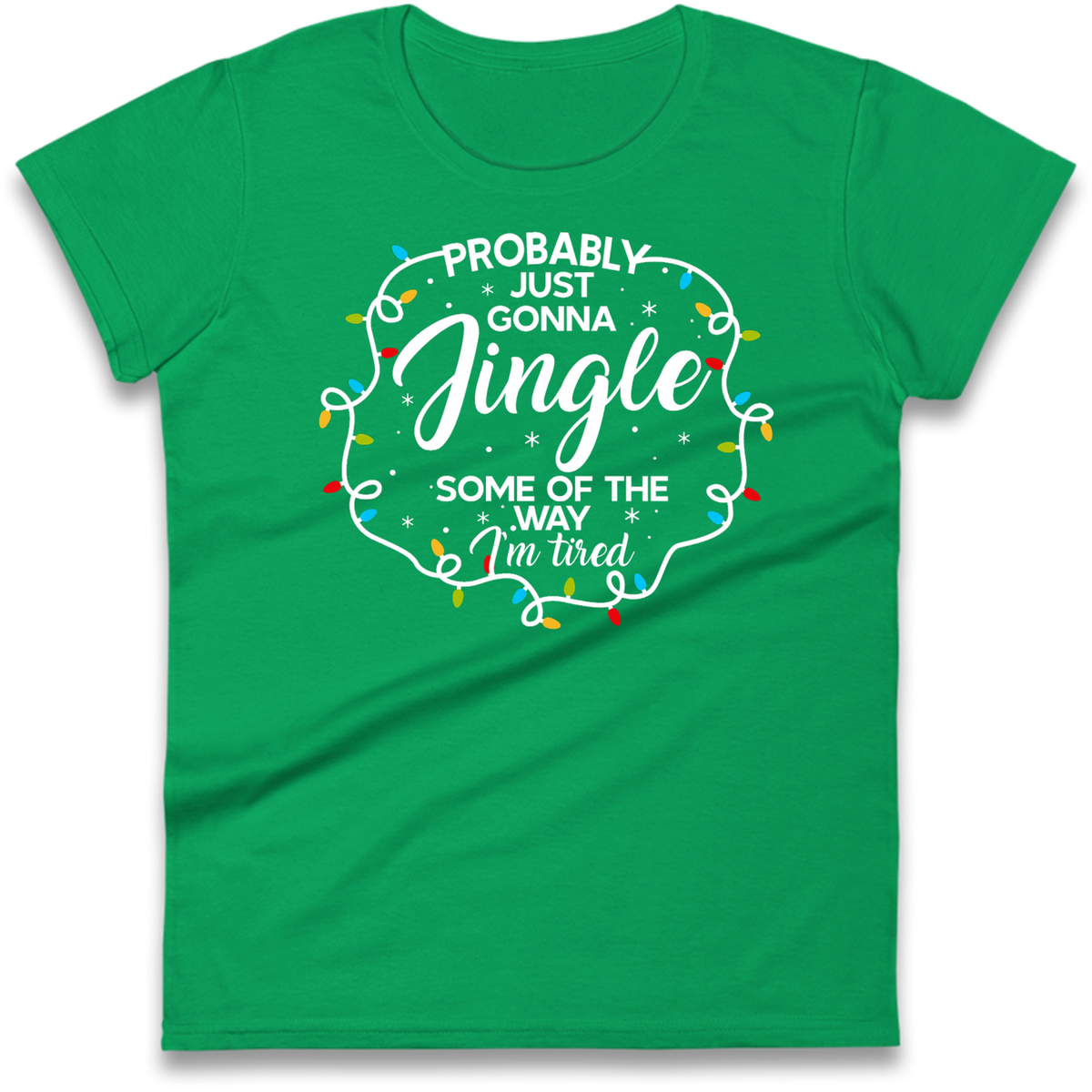 Lazy Festive Outfit Ladies T-Shirt