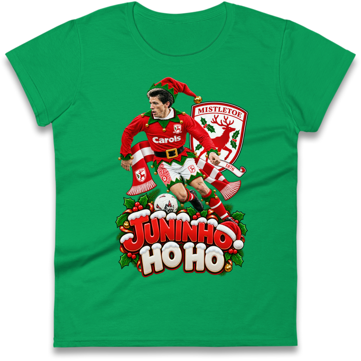 Middlesbrough Christmas Ladies T-Shirt