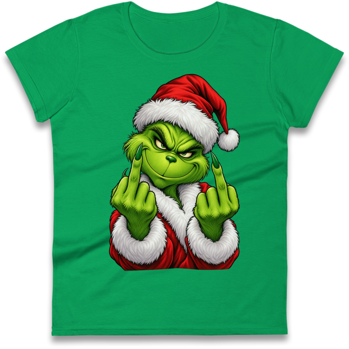 The Grinch Christmas Ladies T-Shirt