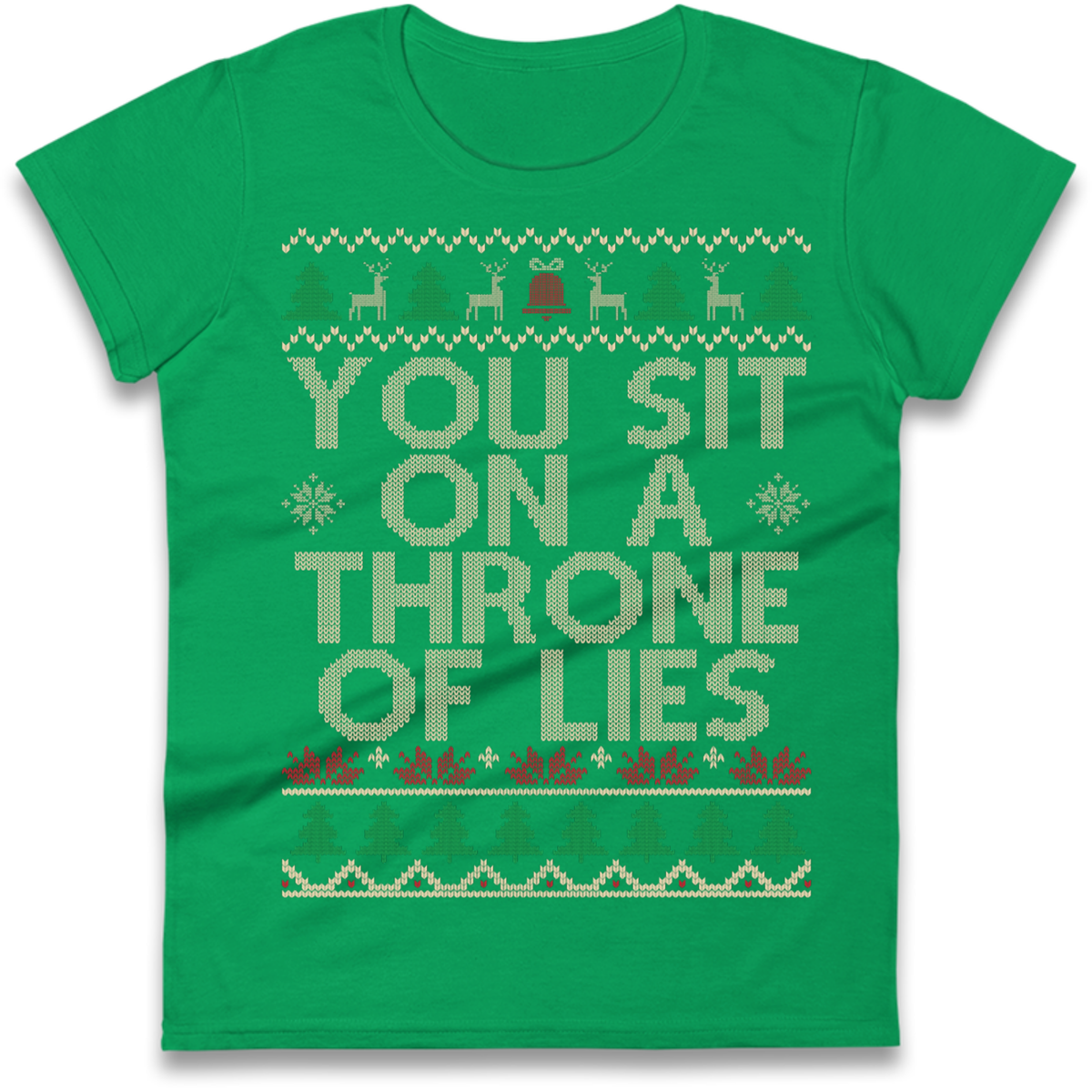 Throne Of Lies Christmas Ladies T-Shirt