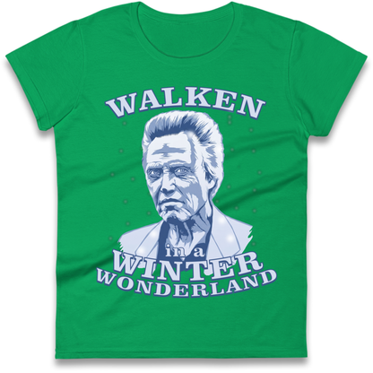 Christopher Walken Christmas Ladies T-Shirt