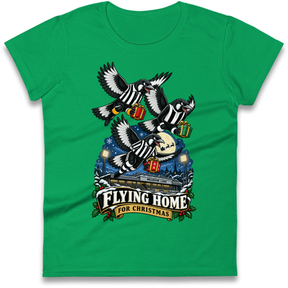 Notts County FC Christmas Ladies T-Shirt