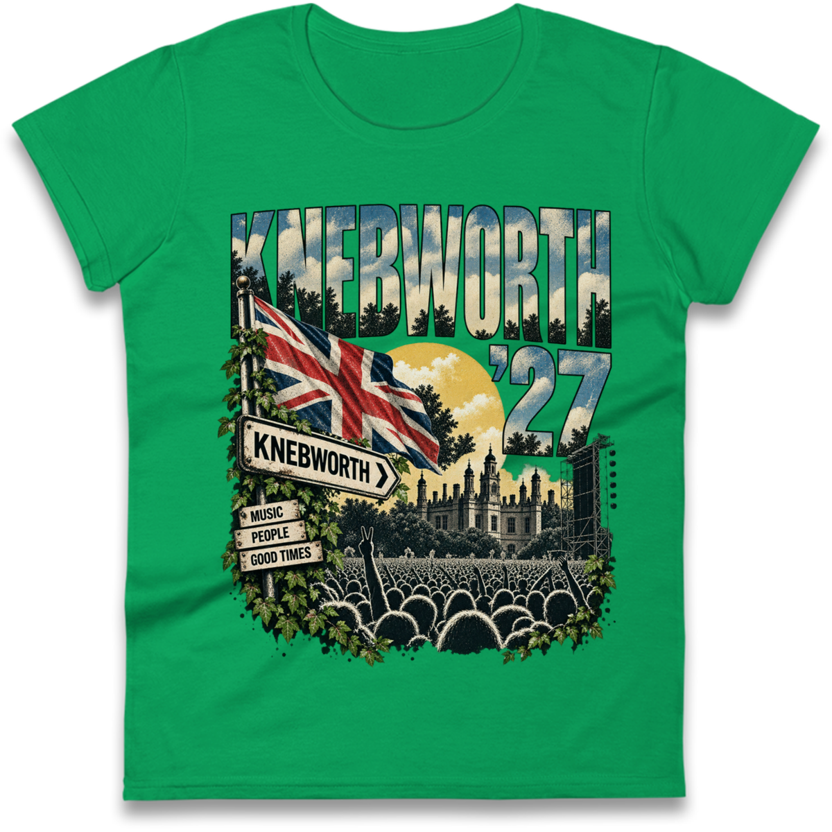 Oasis Knebworth Live '27 Ladies T-Shirt