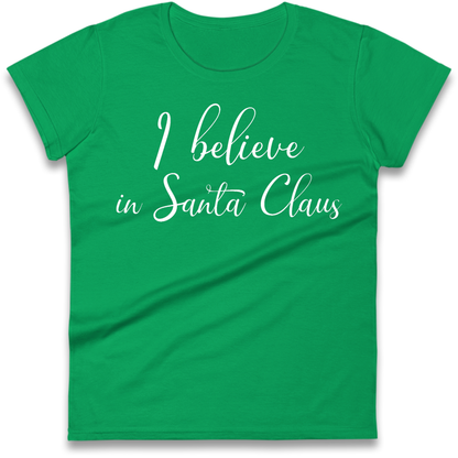 Santa Faith Gift Ladies T-Shirt