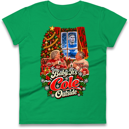 Chelsea Football Christmas Ladies T-Shirt