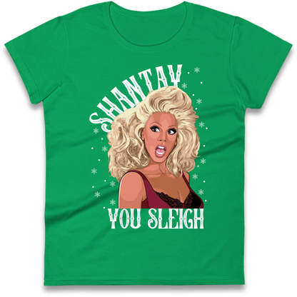 drag christmas clothing Ladies T-Shirt