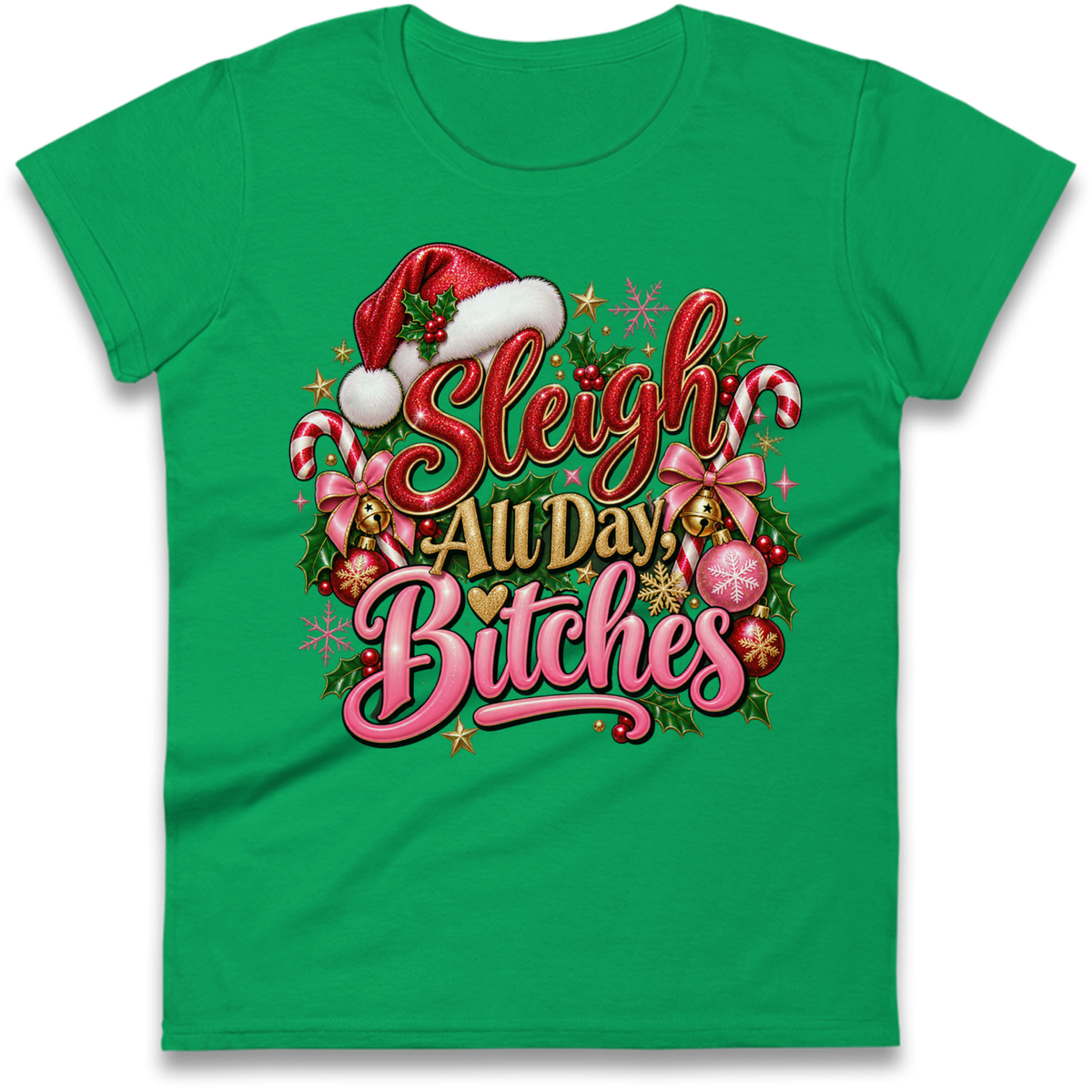 Womens Christmas Ladies T-Shirt