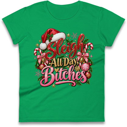 Womens Christmas Ladies T-Shirt
