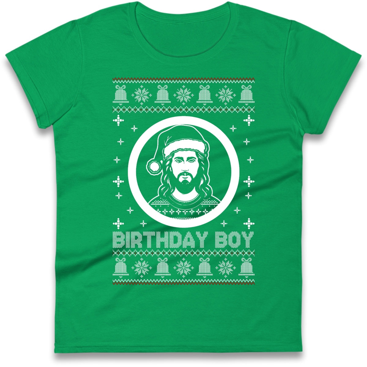 Jesus Birthday Christmas Ladies T-Shirt