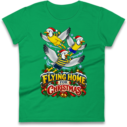 Torquay United Christmas Ladies T-Shirt