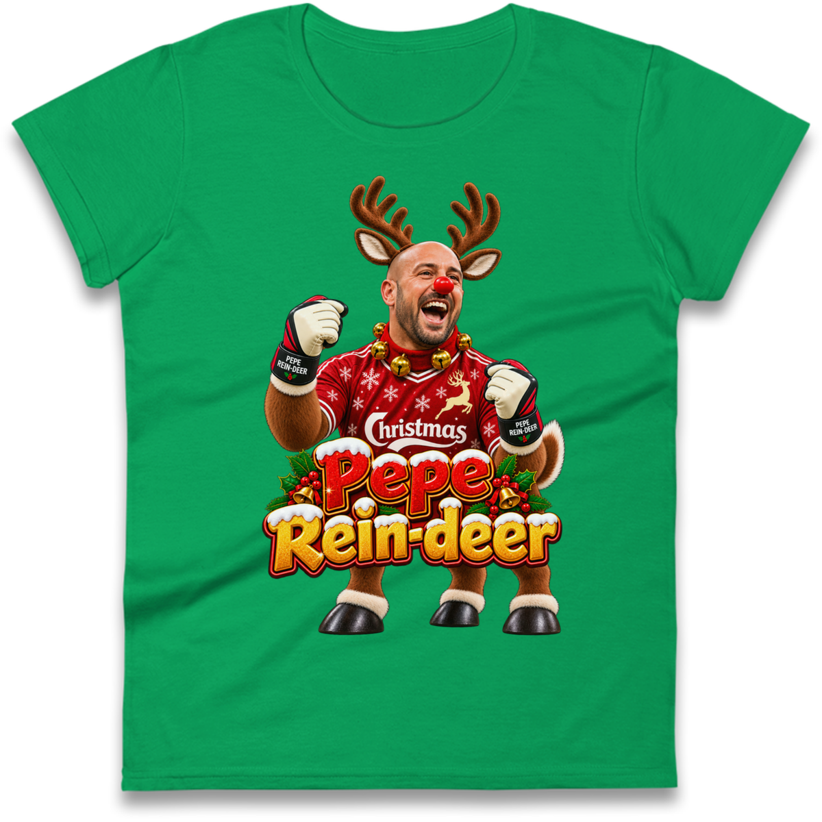 Liverpool LFC Christmas Ladies T-Shirt