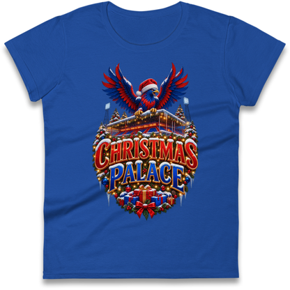 Crystal Palace Football Christmas Ladies T-Shirt