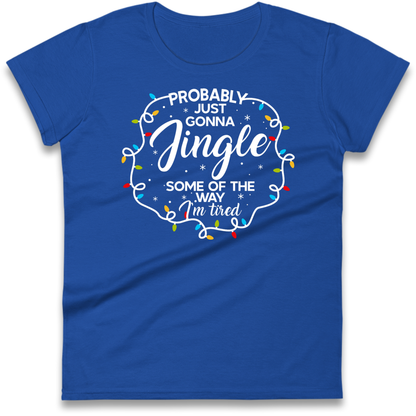 Lazy Festive Outfit Ladies T-Shirt
