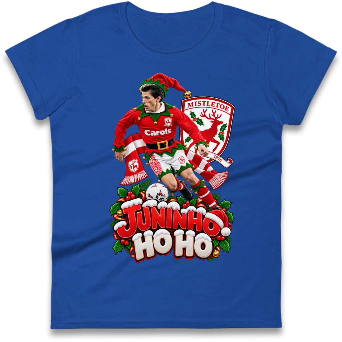 Middlesbrough Christmas Ladies T-Shirt